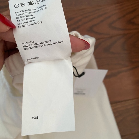 NWT - Wardrobe NYC Wool Bias Pant - Picture 5 of 5